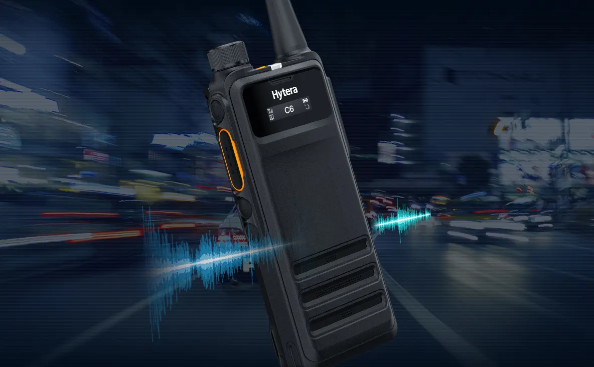 Hytera HP708 Professional DMR Two-Way Radio with OLED Display and Optional GPS and Bluetooth